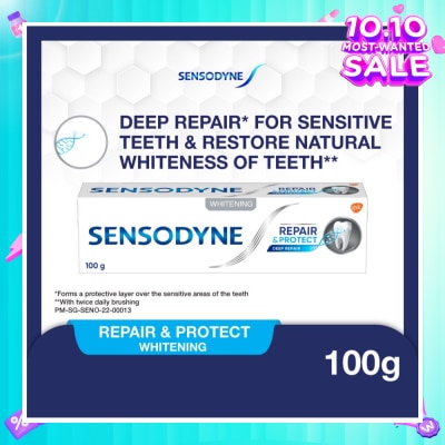 SENSODYNE Sensitive Teeth Oral Care Toothpaste Deep Repair & Protect Whitening (Dental Sensitivity Relief) 100g