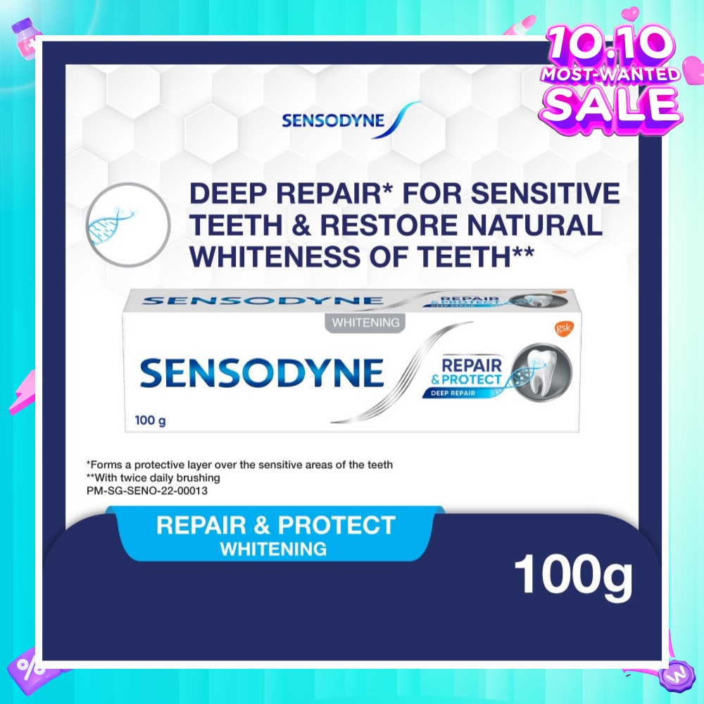 Sensitive Teeth Oral Care Toothpaste Deep Repair & Protect Whitening (Dental Sensitivity Relief) 100g