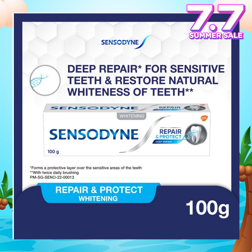 Sensitive Teeth Oral Care Toothpaste Deep Repair & Protect Whitening (Dental Sensitivity Relief) 100g