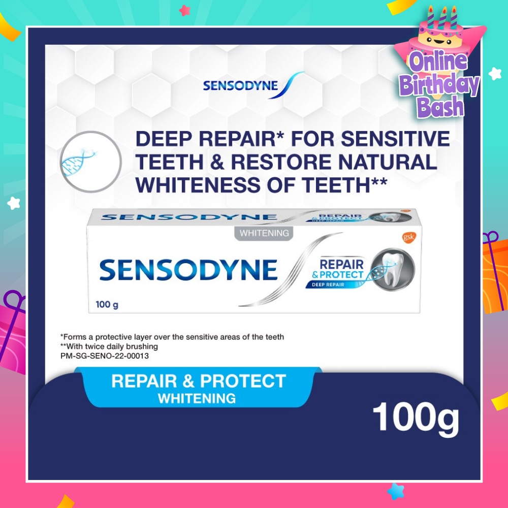 Sensitive Teeth Oral Care Toothpaste Deep Repair & Protect Whitening (Dental Sensitivity Relief) 100g