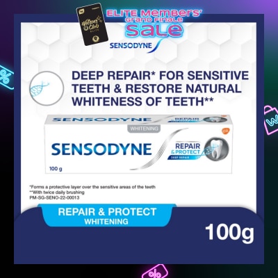SENSODYNE Sensitive Teeth Oral Care Toothpaste Deep Repair & Protect Whitening (Dental Sensitivity Relief) 100g