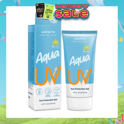 WATSONS - Aqua UV Sun Protection Gel SPF50+ PA++++ 50ml