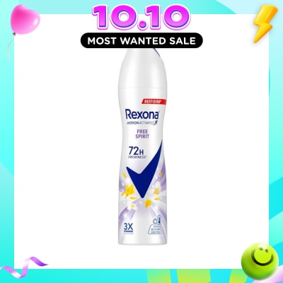 REXONA Free Spirit Anti Perspirant With Motion Activated Technology (Provides Up To 72 Hours Protection Against Sweat And Odour) 135ml image