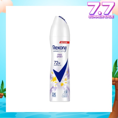 REXONA Free Spirit Anti Perspirant With Motion Activated Technology (Provides Up To 72 Hours Protection Against Sweat And Odour) 135ml