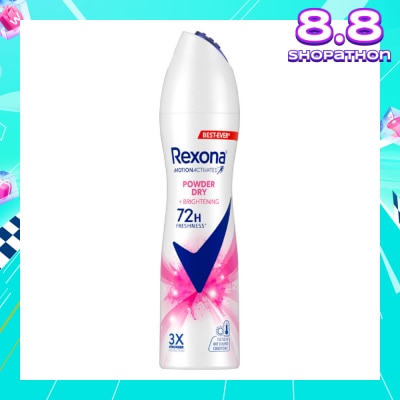 REXONA Motion Activated Powder Dry +Brightening Spray  135ml