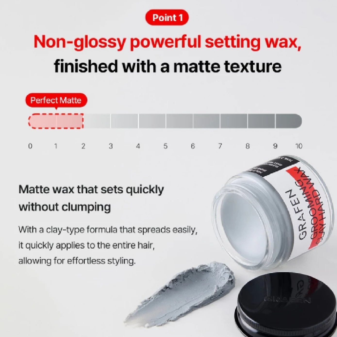 Grooming Clay Hard Wax  60g