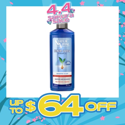 NATURVITAL - Hair Loss Shampoo - Sensitive Scalp 300ml