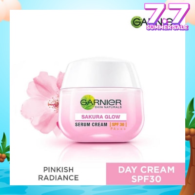 GARNIER Sakura Glow Poreless Serum Day Cream SPF20 50ml
