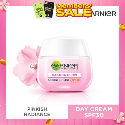 GARNIER Sakura Glow Poreless Serum Day Cream SPF20 50ml
