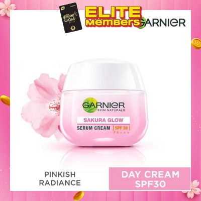 GARNIER Sakura Glow Poreless Serum Day Cream SPF20 50ml