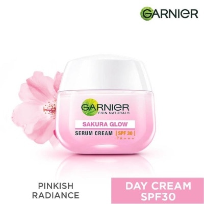 GARNIER Sakura Glow Poreless Serum Day Cream SPF20 50ml