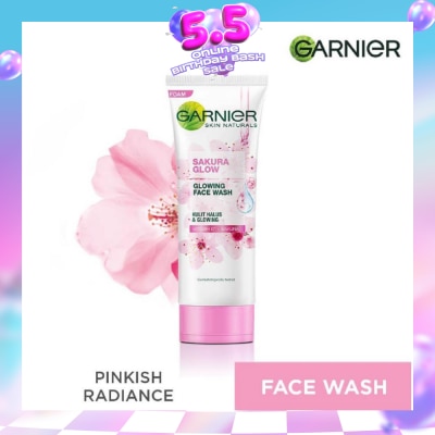 GARNIER - Sakura Glow Pinkish Radiance Foam 100ml