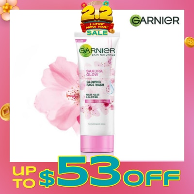 GARNIER Sakura Glow Pinkish Radiance Foam 100ml