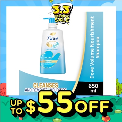 DOVE Dove Volume Nourishment Shampoo 650ml (Formulated with Micellar Oxygen)