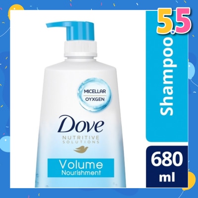 DOVE Dove Volume Nourishment Shampoo 680ml (Formulated with Micellar Oxygen)