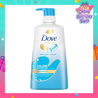 DOVE Dove Volume Nourishment Shampoo 680ml (Formulated with Micellar Oxygen)