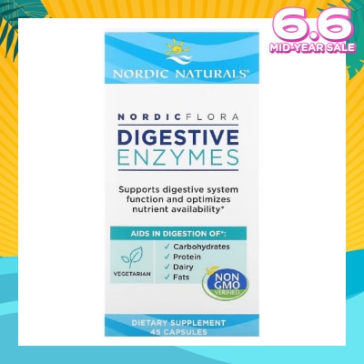 NORDIC NATURALS Digestive Enzymes (Supports Digestive System Function) Capsules 45s