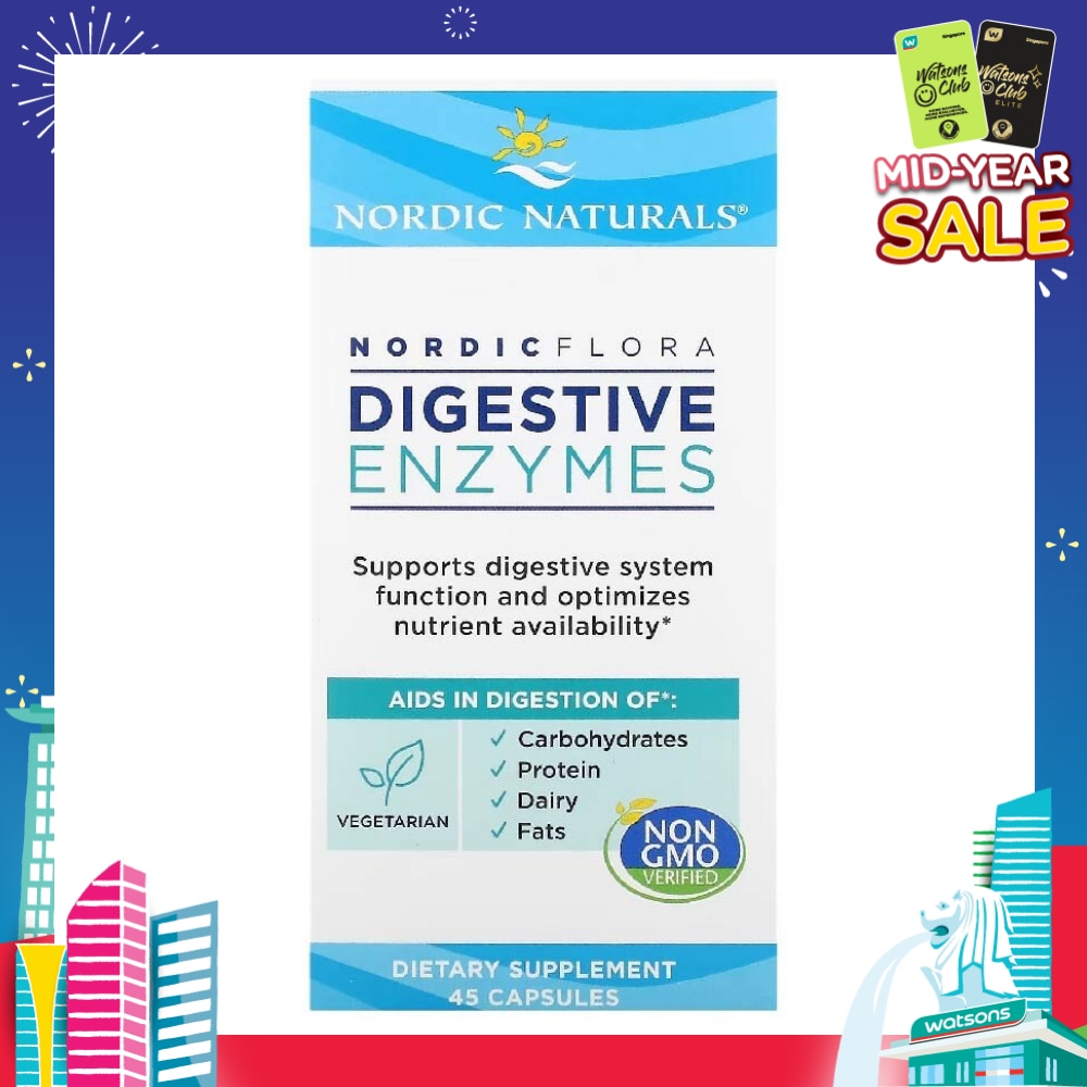 Digestive Enzymes (Supports Digestive System Function) Capsules 45s