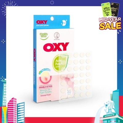 OXY Anti-bacterial Acne Patch 0.03cm for Night 35s