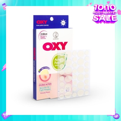 OXY Anti-bacterial Acne Patch 0.02cm for Day 26s