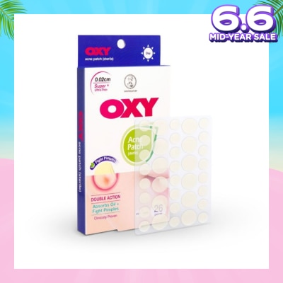 OXY Anti-bacterial Acne Patch 0.02cm for Day 26s