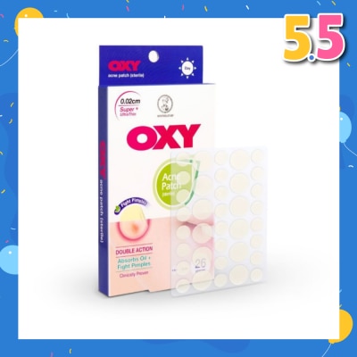 OXY Anti-bacterial Acne Patch 0.02cm for Day 26s