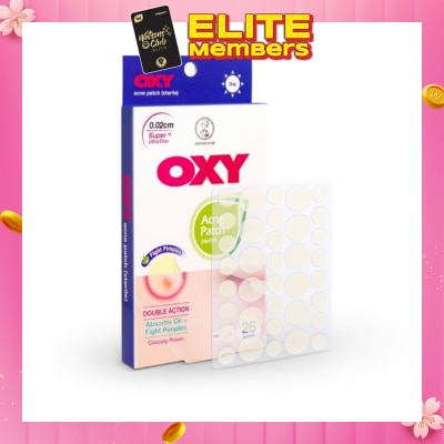 OXY Anti-bacterial Acne Patch 0.02cm for Day 26s