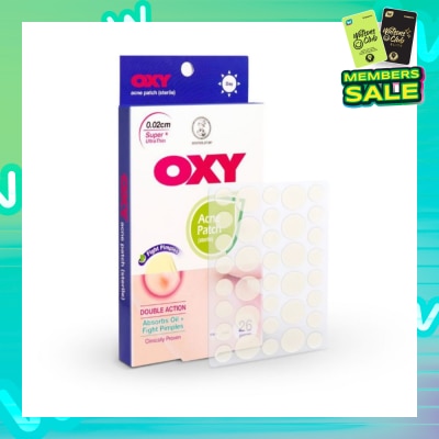 OXY Anti-bacterial Acne Patch 0.02cm for Day 26s
