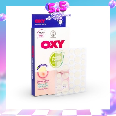 OXY - Anti-bacterial Acne Patch 0.02cm for Day 26s
