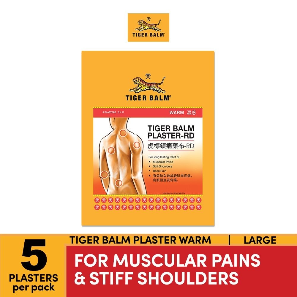 Plaster Warm Large (For Muscular Pains & Stiff Shoulders) 5s