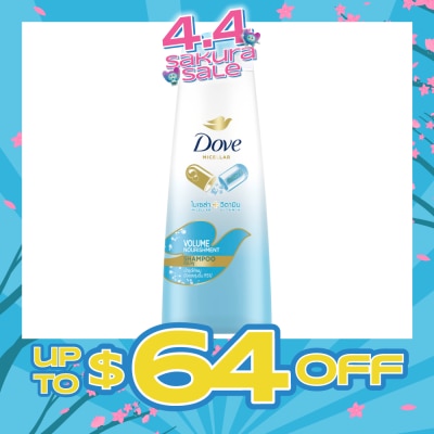 DOVE - Dove Volume Nourishment Shampoo 340ml (Formulated with Micellar Oxygen)