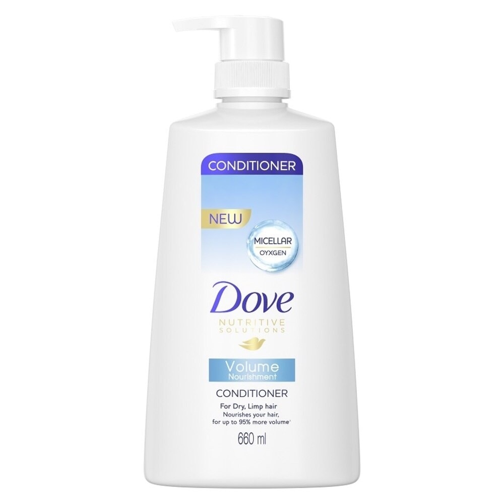 Dove Volume Nourishment Conditioner 660ml (For dry,limp hair)