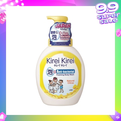 KIREI KIREI Anti-Bacterial Foaming Body Wash Natural Citrus 900ml
