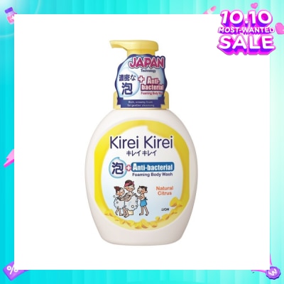 KIREI KIREI Anti-Bacterial Foaming Body Wash Natural Citrus 900ml
