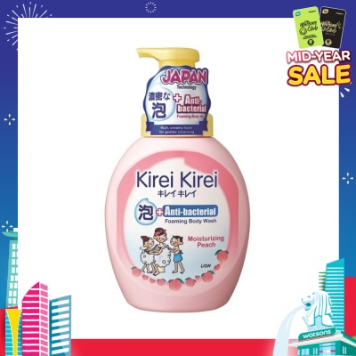 KIREI KIREI Anti-Bacterial Foaming Body Wash Moisturzing Peach 900ml