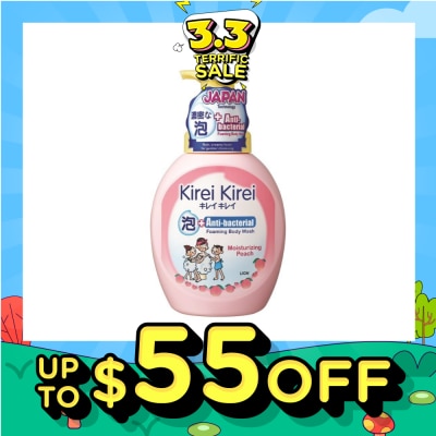 KIREI KIREI Anti-Bacterial Foaming Body Wash Moisturzing Peach 900ml