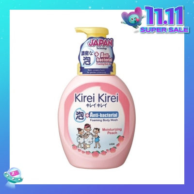 KIREI KIREI Anti-Bacterial Foaming Body Wash Moisturzing Peach 900ml
