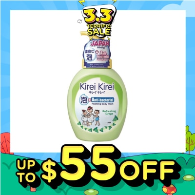 KIREI KIREI Anti-Bacterial Foaming Body Wash Refreshing Gape 900ml
