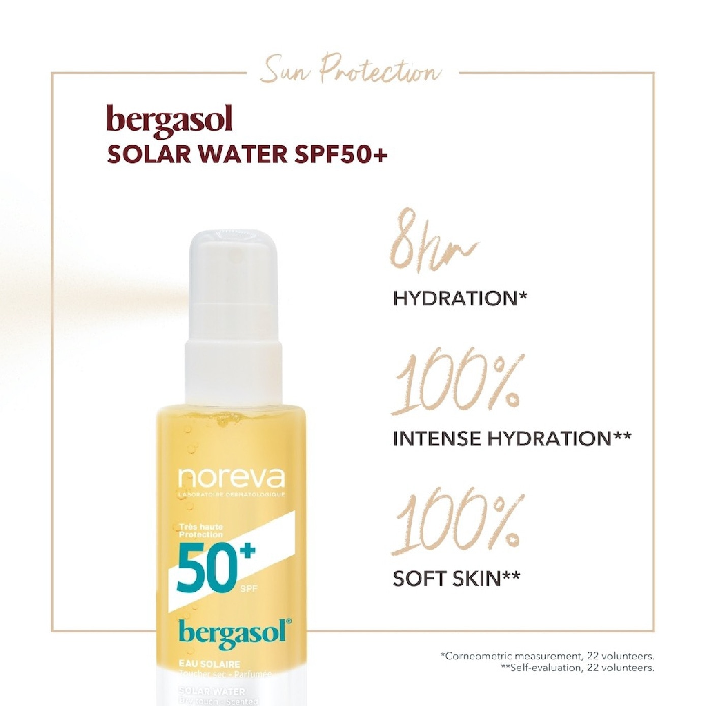 Bergasol Invisible Solar Water SPF50+ 150ml
