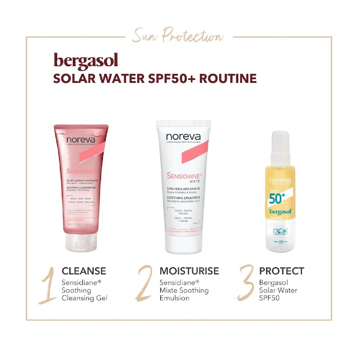 Bergasol Invisible Solar Water SPF50+ 150ml