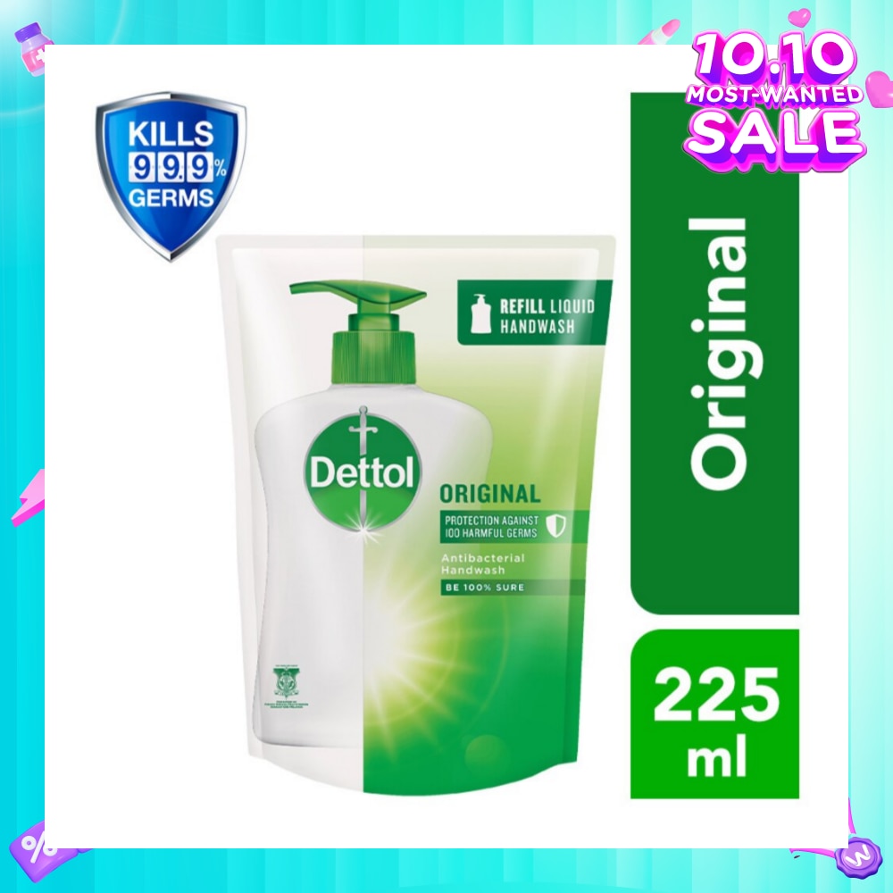 Original Liquid Hand Wash Refill Pouch 225ml (Expiry: May`2026)