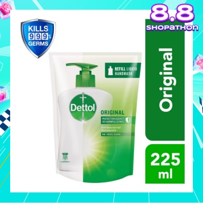 DETTOL Anti-Bacterial Liquid Hand Wash Refill Original (Kills 99.9% Germs) 225ml