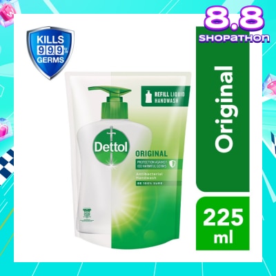DETTOL Anti-Bacterial Liquid Hand Wash Refill Original (Kills 99.9% Germs) 225ml