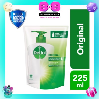 DETTOL - Original Liquid Hand Wash Refill Pouch 225ml