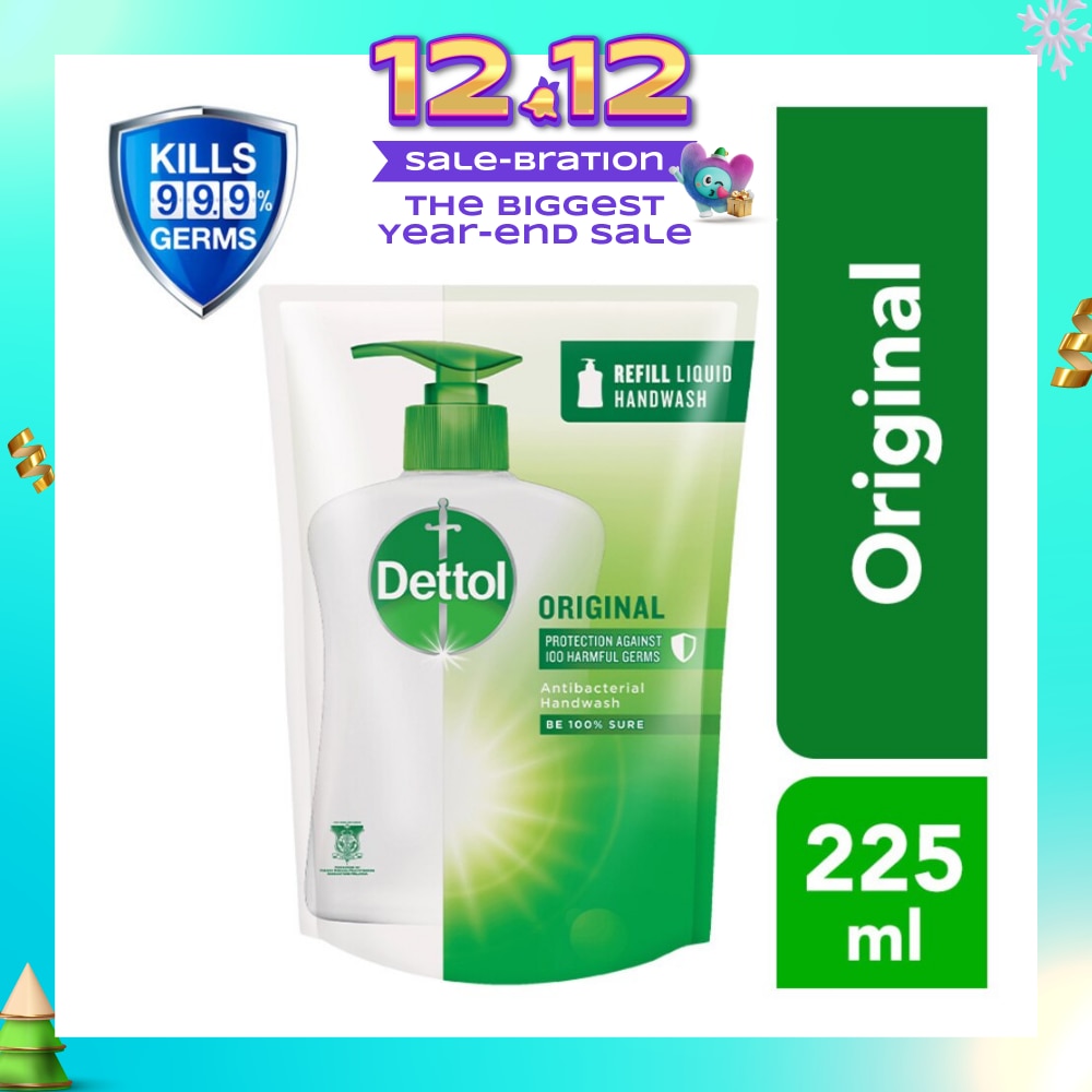 Original Liquid Hand Wash Refill Pouch 225ml (Expiry: May`2026)