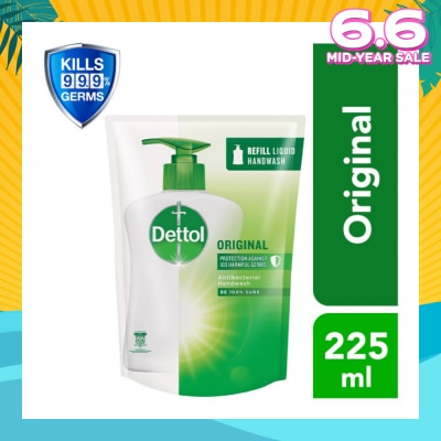 DETTOL Anti-Bacterial Liquid Hand Wash Refill Original (Kills 99.9% Germs) 225ml