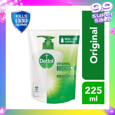 DETTOL Original Liquid Hand Wash Refill Pouch 225ml (Expiry: May`2026)