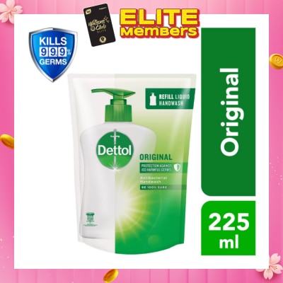 DETTOL Original Liquid Hand Wash Refill Pouch 225ml (Expiry: May`2026)