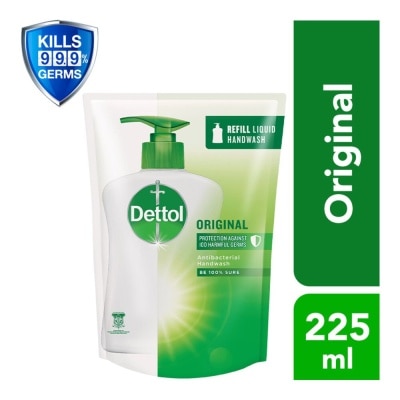 DETTOL Anti-Bacterial Liquid Hand Wash Refill Original (Kills 99.9% Germs) 225ml