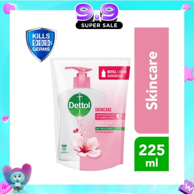 DETTOL - Anti-Bacterial Liquid Hand Wash Refill Skincare (Kills 99.9% Germs) 225ml image